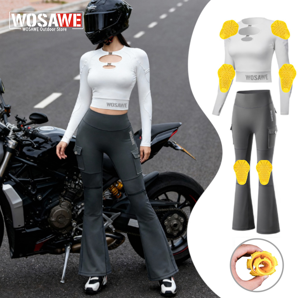 Motorcycle Gear Jacket And Pants - WOSAWE 여성용 오토바이 자켓 및 바지