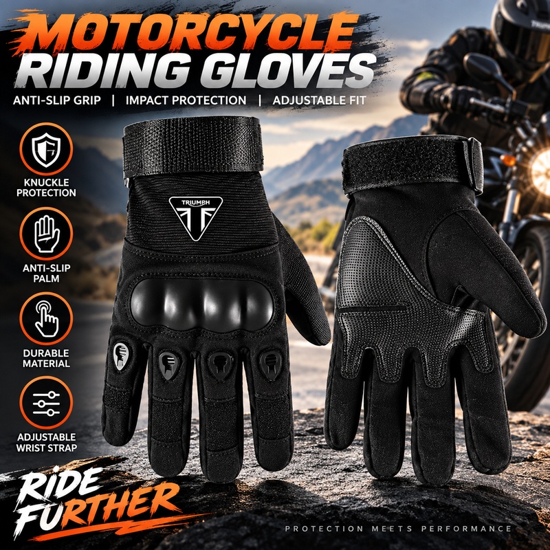 Motorcycle Gear Gloves - 트라이엄프(TRIUMPH) 오토바이 액세서리, 안전 보호용 모토크로스
