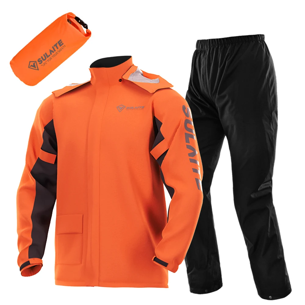 Motorcycle Gear Jacket And Pants - 오토바이 레인기어 세트, 가벼운 라이딩 레인코트