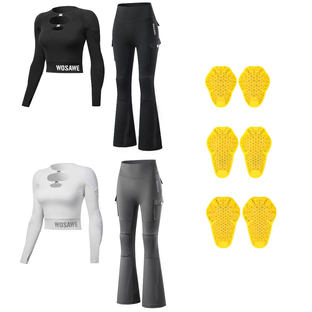 WOSAWE 여성용 오토바이 자켓 및 바지 세트 (탈부 - Motorcycle Gear Jacket And Pants 리뷰 및 가격