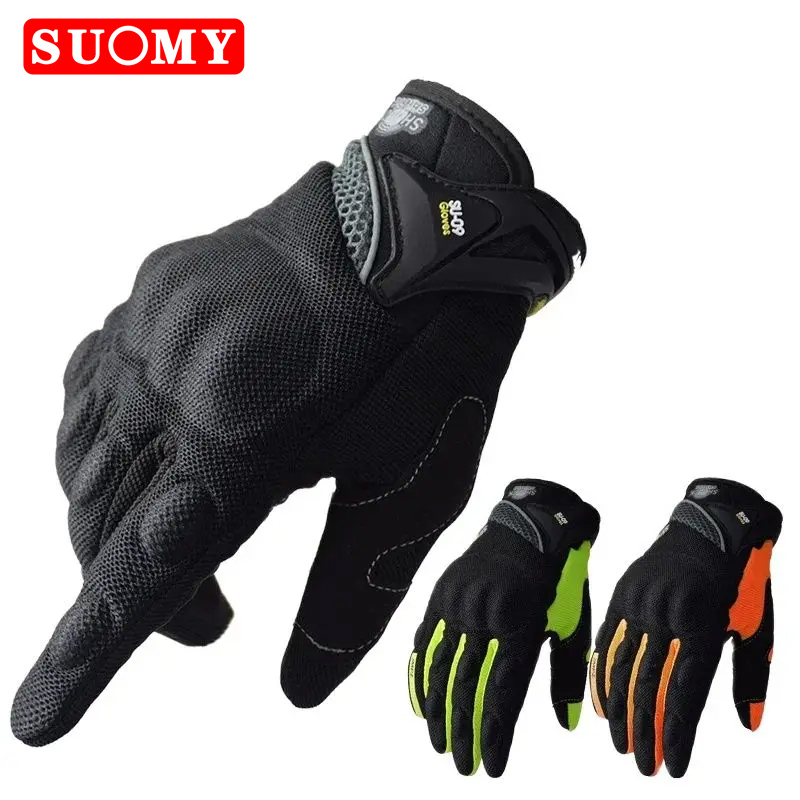 SUOMY 통기성 풀 핑거 레이싱 오토바이 장갑, 고품 - Motorcycle Gear Gloves 리뷰 및 가격