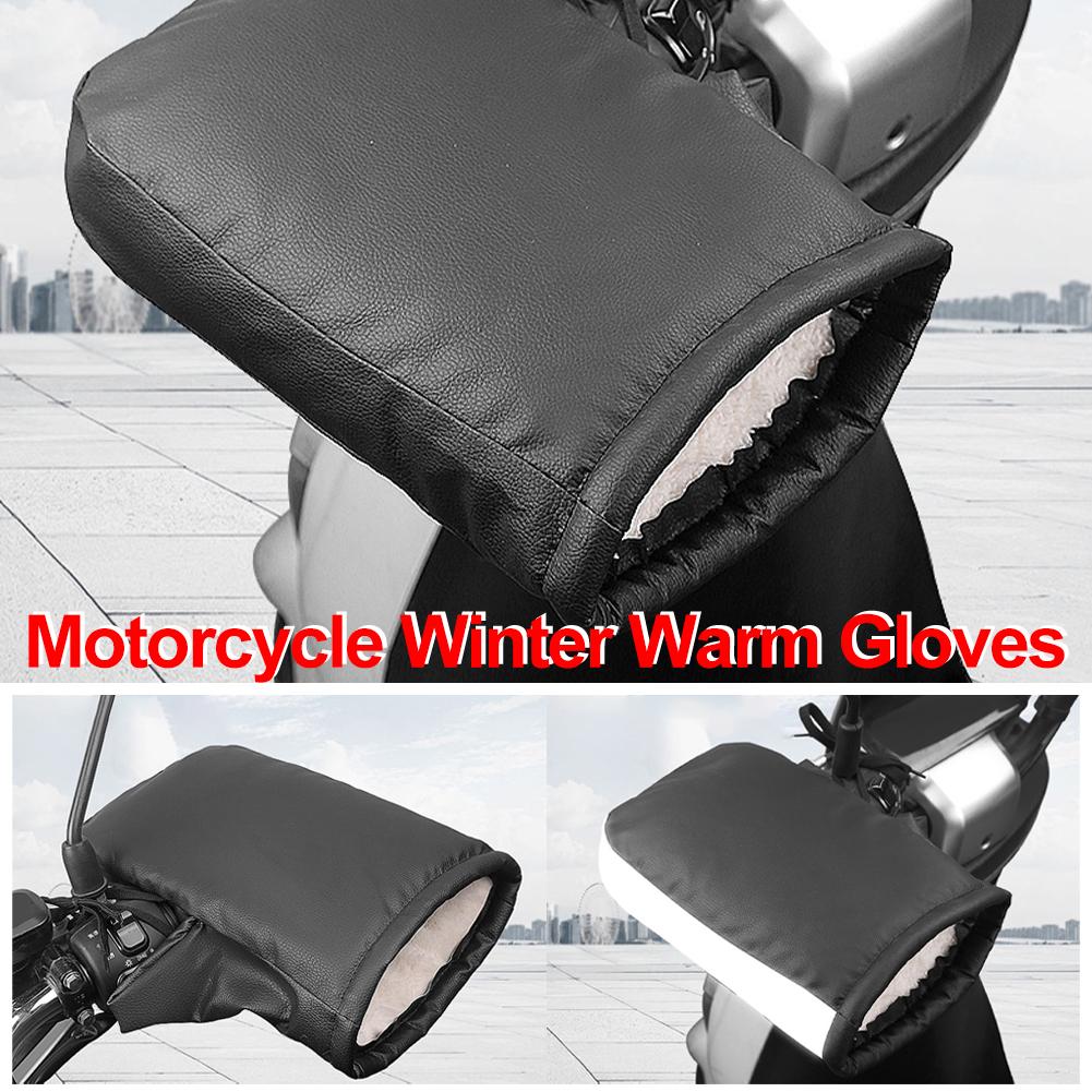 1쌍 오토바이 핸들바 장갑 겨울용 사이클링 장갑 방수  - Motorcycle Gear Gloves 리뷰 및 가격