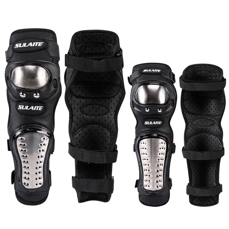 4 개/대 오토바이 Kneepad 스테인레스 스틸 모토 - Motorcycle Gear Bundle 리뷰 및 가격