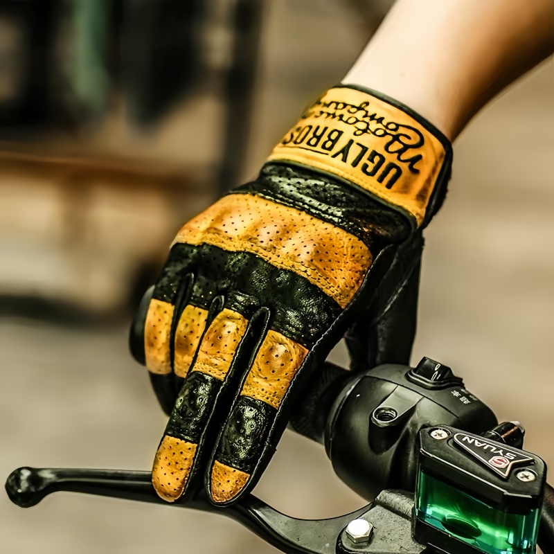 Uglybros 유니섹스 정품 가죽 오토바이 장갑 레트 - Motorcycle Gear Gloves 리뷰 및 가격