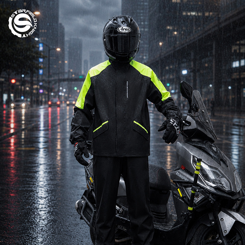 남녀공용 반사 기능 오토바이 레인슈트 (방수 통기성)  - Motorcycle Gear Jacket And Pants 리뷰 및 가격