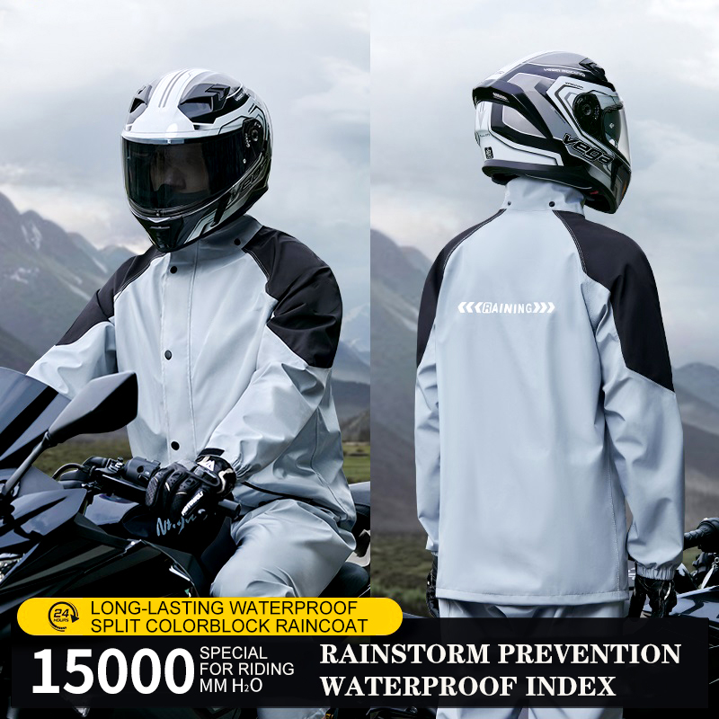남녀공용 반사 기능 오토바이 레인슈트 (방수 통기성)  - Motorcycle Gear Jacket And Pants 리뷰 및 가격
