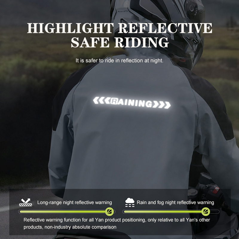 남녀공용 반사 기능 오토바이 레인슈트 (방수 통기성)  - Motorcycle Gear Jacket And Pants 리뷰 및 가격